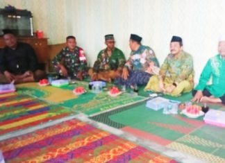 Pererat Tali silaturahmi, Sertu Lilik Komsos Bersama Tokoh Agama dan Tokoh Masyarakat