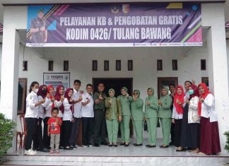 Kodim 0426 Tuba, Gelar Pengobatan Gratis di Kampung Pancasila