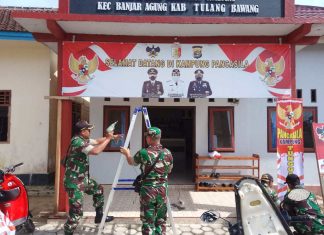 Jajaran Kodim 0426 Persiapkan Vicon Dengarkan Paparan Kampung Pancasila
