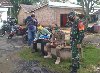 Babinsa Desa Fajar Baru, Ajak Warga Tingkatkan Keamanan Desa