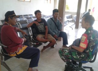 Melalui Anjang Sana, Serda Priyanto Himabu Warga Jaga Kesehatandan kebersihan lingkungan