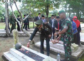Dandim 0426 Tuba, Pimpin Ziarah Nasional Memperingati Hari Pahlawan Ke-77