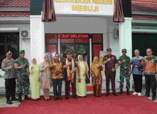 Dandim 0426 Tuba, Dampingi Kajati Lampung di Mesuji