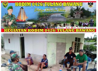 Jaga Hubungan Harmonis, Babinsa Koramil 426-04 Banjar Agung Giat Komsos Dengan Warga Binaan