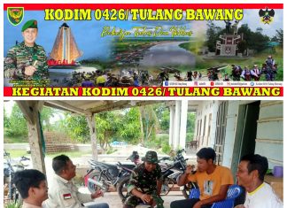 Sertu Budiman Mengajak Warga Untuk Menjaga Kebersihan dan Keamanan Lingkungan