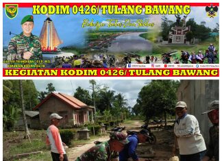 Serma Selamet Bersama Warga Melaksanakan Kegiatan Gotong Royong
