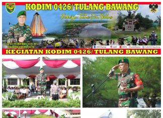 Dandim 0426 Tulang Bawang Pimpinan Apel Gelar Pasukan Operasi Lilin Krakatau 2022 Perayaan Natal Dan Tahun Baru