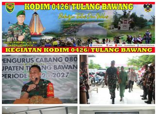 Dandim 0426 Tulang Bawang Menghadiri Pelantikan Cabang 0806 Keluarga Besar FKPPI