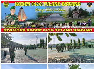 Kodim 0426 Tulang Bawang Gelar Apel Siaga Dalam Rangka Menyambut Tahun Baru 2023