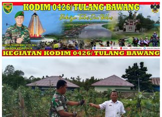 Pemanfaatan Lahan Kosong Sertu Roy Martin Bersama Perangkat Desa Melaksanakan Pendampingan Terhadap Warga Binaannya