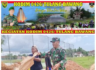 Mengatasi Kesulitan Rakyat Di Sekelilingnya Sertu Rapinel Bergotong Royong Dengan Warga Binaannya