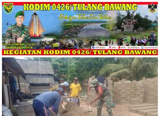 Menjaga Kebersihan Dan Mempererat Tali silaturahmi Sertu Sumarno Bersama Aparatur Desa Binaan nya Melaksanakan Gotong Royong