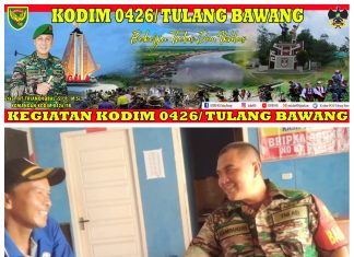 Serda Kamsudin Menjalani Aktivitas Rutinnya Di Wilayah Binaannya Untuk Menjalin Komunikasi Sosial (Komsos) Di Kampung Sukarame