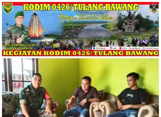 Babinsa Koramil 426-05 Penawar Aji Anjangsana Ke Rumah Warga Binaan Dihari Raya Idul Fitri