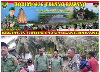 Serda puji Melaksanakan Komunikasi Sosial (komsos) dengan Linmas di Desa Binaannya