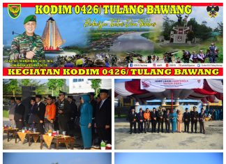 Komandan Kodim 0426 Tulang Bawang Hadiri Upacara Hari Kelahiran Pancasila