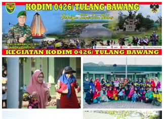 Tingkatkan Imun, Persit Kodim 0426 Tulang Bawang Melaksanakan Senam Bersama Dan Bermain Voli Secara Gembira