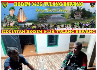Babinsa Koramil 426-01 Simpang Pematang Menghimbau Pentingnya Pelaksanaan Ronda Malam
