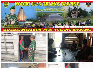Babinsa koramil 426-01/Simpang Pematang Himbau Masyarakat Agar Tidak Membuka Lahan Dengan Cara Di Bakar