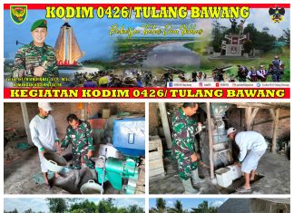 Dalam Upaya Jaga Ketahanan Pangan Sertu Hendriyanto Me monitoring Pabrik Penggilingan Padi