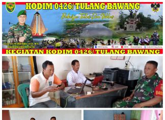 Babinsa Koramil 426-05 Penawar Aji Himbau Warga Selalu Jaga Kebersihan Dan Kesehatan