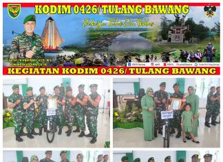 Membanggakan, Anggota Kodim 0426 Terima Penghargaan Dari Pangdam II Sebagai Babinsa Terbaik