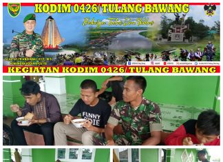 Babinsa Koramil 426-04 Banjar Agung Melaksanakan Komsos Di Wilayah Binaannya