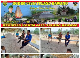 Babinsa Koramil 426-04 Banjar Agung Melaksanakan Komsos Dan Menghimbau Kepada Warga Agar Selalu Menjaga Kebersihan Dan Keamanan Lingkungan