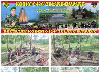 Babinsa Koramil 426-04 Banjar Agung Komsos Himbau Warga Jaga Kebersihan Di Musim Penghujan Datang