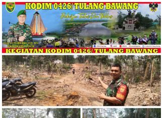 Guna Tepat Sasaran, Babinsa Koramil 426-04 Banjar Agung Monitoring Pengerjaan Pembangunan Jalan Di Desa Binaan
