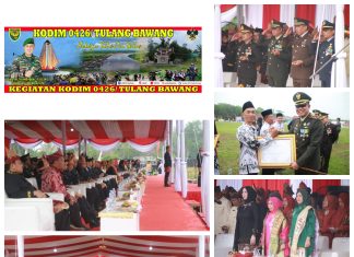 Komandan Kodim 0426 Tulang Bawang Hadiri Upacara Hari Jadi Kabupaten Mesuji Ke- 15