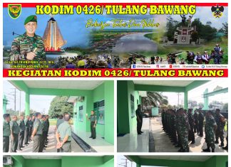 Danramil 426-01 Simpang Pematang Jelang Pemilu 2024, Bekali Prajurit Buku Saku Netralitas TNI