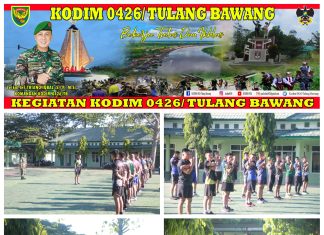 Kodim 0426 Tuba Melaksanakan Apel Pagi Di Lanjutkan Jaga Kebugaran Tubuh Laksanakan Lari Aerobik