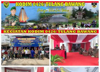 Prajurit Kodim 0426 Tulang Bawang Perkuat Pos Pengamanan Natal Dan Nataru 2023-2024