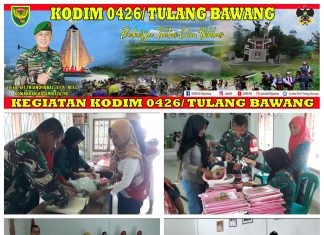 Cegah Stunting Babinsa Koramil 426-04 Banjar Agung Aktif ke Posyandu