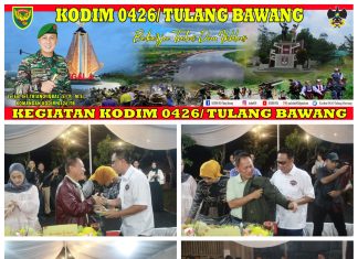 Wujud Keharmonisan, Komandan Kodim 0426 Tulang Bawang Hadiri Ultah PJ Bupati Tulang Bawang Ke-59 Tahun