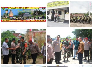 Pastikan Pemilu Aman, Jajaran Kodim 0426 Tulang Bawang Patroli di Mesuji dan Tuba