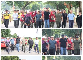 Komandan Kodim 0426/Tuba Ikut Meriahkan Car Free Day Di Tulang Bawang