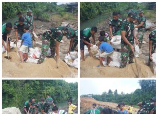 Anak-Anak Mesuji, Mitra Bermain dan Mitra Pembangunan Bagi Satgas TMMD Kodim 0426/Tulang Bawang