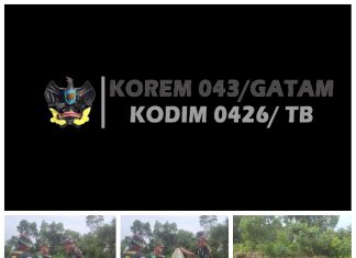 Satgas TMMD Kodim 0426/Tulang Bawang Terus Berjuang Melengsir Bahan Material untuk Pembangunan Jembatan di Desa Sungai Badak