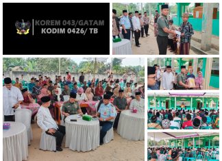 Komandan Kodim 0426 Tulang Bawang Ikut hadiri safari ramadan