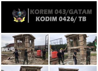 Pembangunan Sumur Bor Air Bersih Di desa Sungai Badak TMMD Kodim 0426 Tulang Bawang Memasuki Tahap Penyelesaian