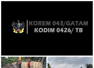 Kompak Dan Sigap, Satgas TMMD Kodim 0426/Tulang Bawang Percepat Pasokan Material Pembangunan Jembatan