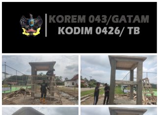 Satgas TMMD Kodim 0426 Tulang Bawang Meningkatkan Sumber Air Bersih Di Desa Sungai Badak