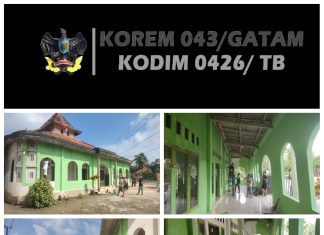 Satgas TMMD Kodim 0426/Tulang Bawang Berkolaborasi Dengan Warga Setempat Untuk Melakukan Perehaban Masjid