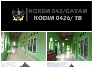 Perehaban Masjid Program Unggulan Dalam TMMD Ke-119 Kodim 0426 Tulang Bawang