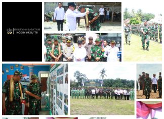 Brigjen TNI Iwan Ma’ruf Zainudin, S.E. Pimpin Upacara Penutupan TMMD Ke-119 di Kabupaten Mesuji