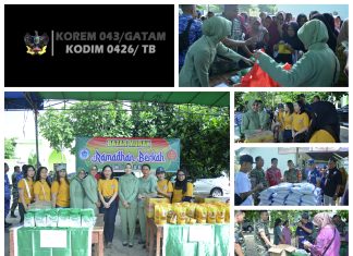 Kodim 0426/TB Gelar Bazar Murah Meriahkan Persiapan Idul Fitri
