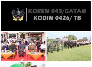 Komandan Kodim 0426/TB Hadiri Apel Gelar Pasukan Operasi Kepolisian Terpusat Krakatau Ta. 2024 di Polres Tuba