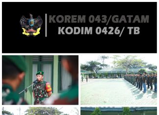 Apel Bersama Personil Kodim 0426/TB Dandim Ingatkan Pentingnya Keamanan Dan Keselamatan Dalam Perayaan Idul Fitri